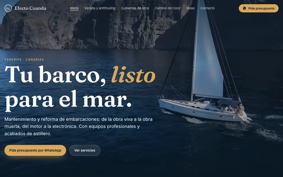 Web de Efecto Coanda, hecha por JackTrident